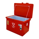 Thumbnail 2 of Plastic Cooler With Handle Orange 150 l