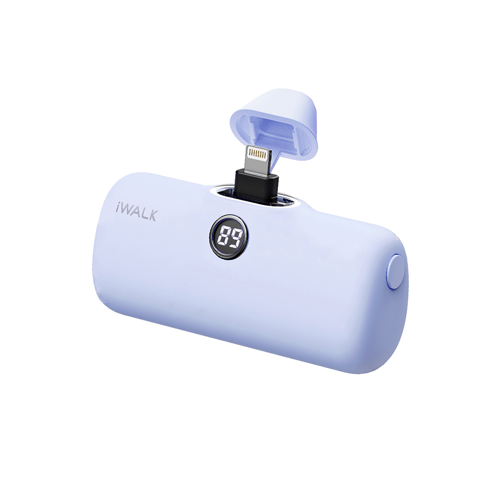 iWALK LinkPod Pro5000PL แบตสํารองไร้สายFastCharge ใช้กับiPhoneทุกรุ่น (ยกเว้น *iPhone16,15*) Purple