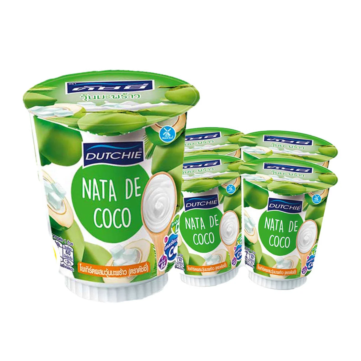 DUTCHIE Yogurt with Nata De Coco 135 g x 4