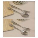 Thumbnail 3 of ชุดช้อนส้อม หนา 2 มม. คละลาย x 6 คู่