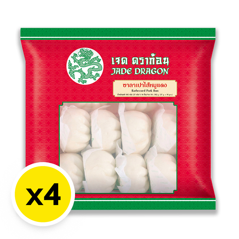 เจด ดราก้อน ซาลาเปาไส้หมูแดง 592 ก. x 4
