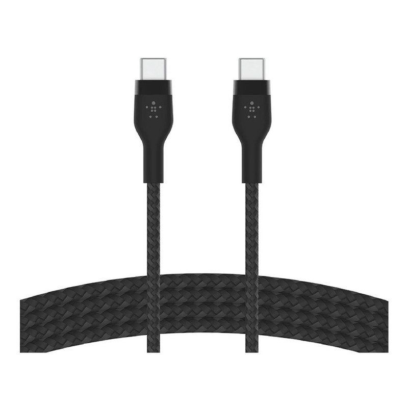 Belkin สายชาร์จไอโฟน 15-16 ทุกรุ่น C to C สายถักแบบพรีเมี่ยม PRO Flex ยาว 1 เมตร ชาร์จเร็วไอโฟน, iPad, Samsung - CAB011
