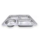 Thumbnail 4 of Empress World ถาดหลุมสแตนเลส 4 ช่อง รุ่น A ฝาปิดพลาสติก x 6