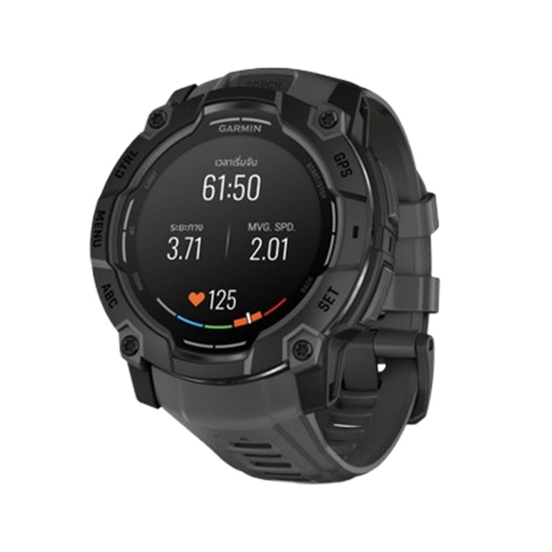 Garmin Instinct 3 นาฬิกาสมาร์ทวอทช์ สี 50mm AMOLED  Black