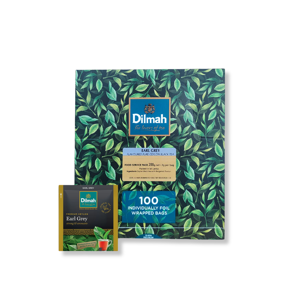 Dilmah  ชาซอง ชาเอิร์ลเกรย์ | Food Service Earl Grey Tea (2g x 100 Tbags) x 6 กล่อง