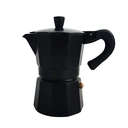 Thumbnail 1 of by Scanproductหม้อต้มกาแฟสด ขนาด จำนวน 3 ถ้วย/150ml สีดำ By Scanproducts Moka Pot 3 cup Premium Black