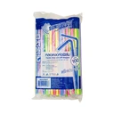 Thumbnail 1 of SUNSTRAW หลอดงอคละสี  8 มม. ยาว 24 ซม. ห่อฟิล์ม 1 ลัง 5,000 ชิ้น
