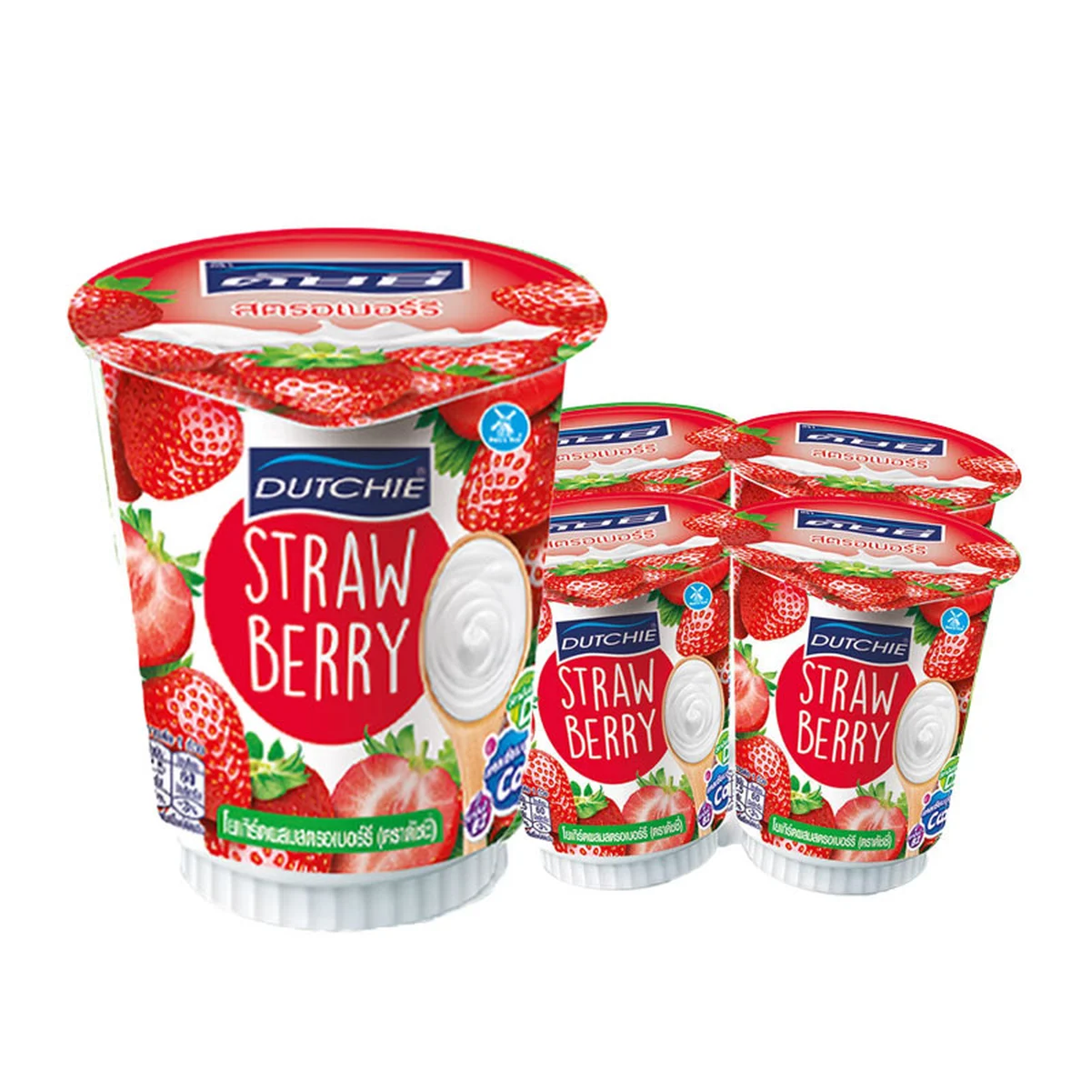 DUTCHIE Strawberry Yoghurt 135 g x 4