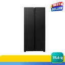 Thumbnail 2 of HISENSE 2 DOORS REFRIGERATOR SBS 15.6 Q/441 L RS559N4TBN BLACK