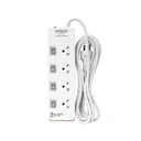 Thumbnail 3 of ANITECH Plug 4 Way 4 Switch 3 M. TIS. H3234 White