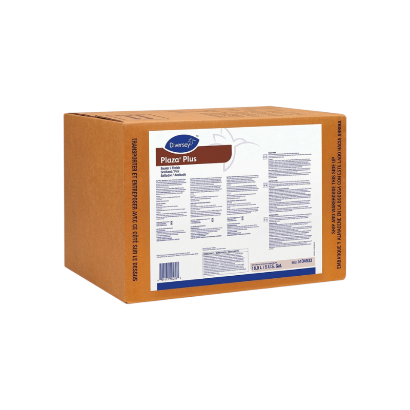 DIVERSEY PLAZA PLUS Sealer Finish for Stone Floors - Made in U.S.A. - Code 5104933 - 18.9 Liters