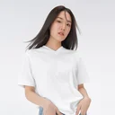 Thumbnail 3 of GQ Liquid-Repellent V Neck T-shirt เสื้อยืดสะท้อนน้ำคอวี สีขาว ไซส์ L