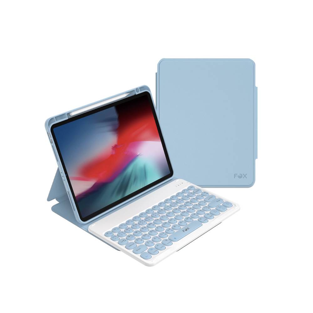 FOX Casing iPad Gen 10 with Keyboard Blue