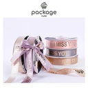 Thumbnail 1 of Package Cute Package Cute ริบบิ้นMISS YOUแบ่งขาย (ยาว1เมตร) สีชมพู