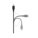 Thumbnail 3 of เบสิค GoCharge Weave  สายชาร์จ USB-C to USB-C Cable 60W 1.5เมตร สีดำ