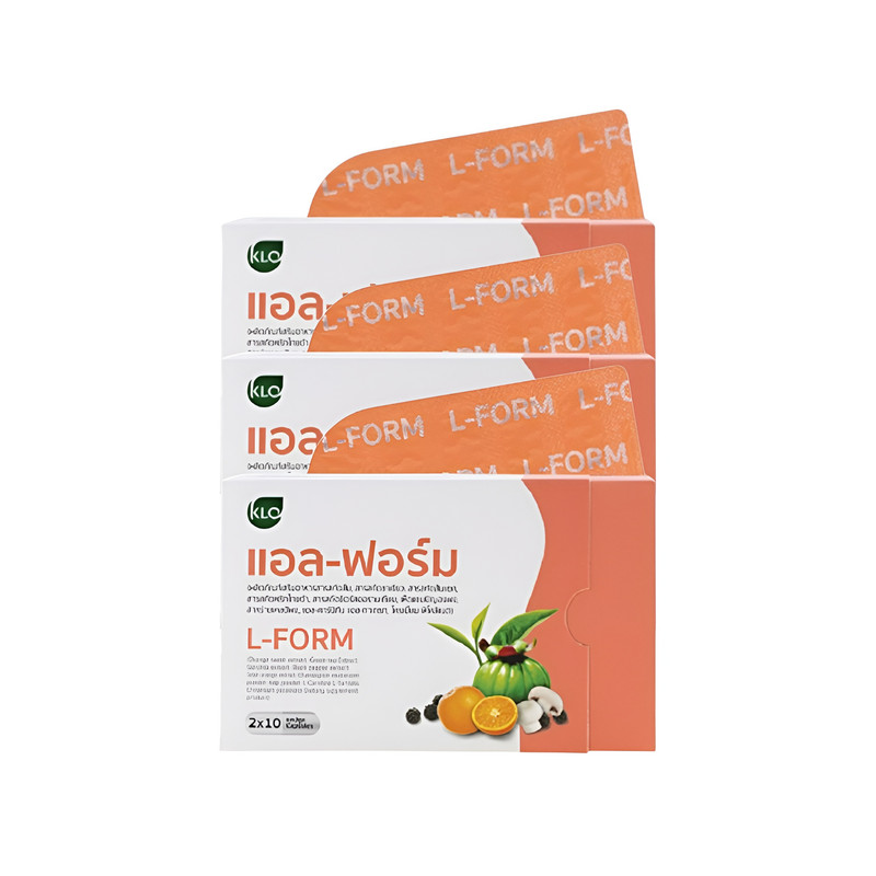 (แพ็ค 3) Khaolaor ขาวละออ แอล-ฟอร์ม ผลิตภัณฑ์เสริมอาหารสารสกัดส้ม 20 แคปซูล/กล่อง