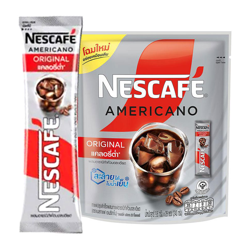 NESCAFE Blend & Brew Americano Coffee 9.6 g 25 sachets