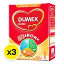 Thumbnail 2 of ดูเม็กซ์ ดูแลค ผลิตภัณฑ์นมผง สูตร 1 550 ก. x 3