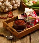 Thumbnail 4 of น้ำพริกมินินรกกุ้ง 1 แพค (9 ถ้วย) ตรารุ่งเจริญ