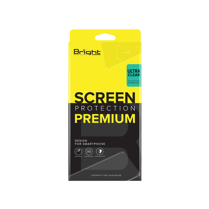 BRIGHT Tempered Glass Vivo Y04 Ultra Clear