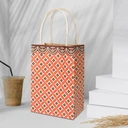 Thumbnail 1 of Matapat ถุงหูหิ้วกระดาษลายลำดวน (ส้มลำดวน) ถุงหิ้วลายไทย ถุงหิ้วกระดาษ ถุงหูหิ้วกระดาษ ถุงขนม ถุงจัดเบรค ถุงเทศกาล ถุงของขวัญ (50ใบ)