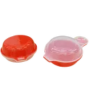 Thumbnail 1 of กล่องตุ๋นไข่ในไมโครเวฟ 2 ชิ้น สีแดง