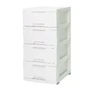 Thumbnail 4 of ตู้ลิ้นชัก 4 ชั้น รุ่น 1101M4 สีขาว