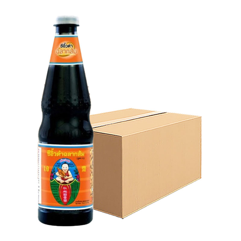 DEKSOMBOON Brand Black Soy Sauce 940 g x12