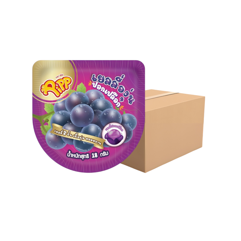 PEELABLE GUMMY GRAPE FLAVOR (PIPP BRAND) 18g x 12 pcs x 24 pack
