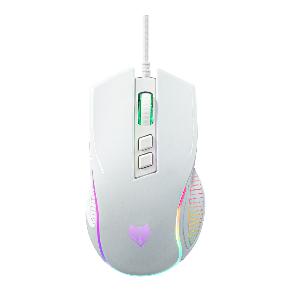 NUBWO MOUSE (เมาส์) CERBERUS NM-92M (WHITE)