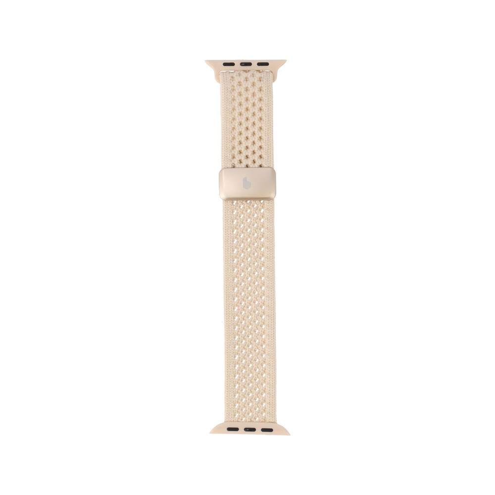 BLUE BOX Apple Series 6,7,8,9,10,11,SE1,SE2,Ultra (42/44/45/46/49mm) Comfort Weave Cream