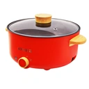 Thumbnail 2 of NEWWAVE หม้อไฟฟ้าอเนกประสงค์ ต้ม ทอด ผัด ไม่ติดกระทะ รุ่น - REP-1003 ขนาด 3 ลิตร สีแดง