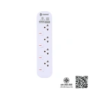 Thumbnail 4 of โตซิโน่ ปลั๊กไฟ Toshino Plug 4 Way 4 Switch 5M. รุ่น JT4-5M สีขาว