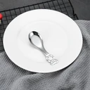 Thumbnail 4 of PINJU ช้อนกลาง ช้อนขนม ช้อนสำหรับเด็ก สแตนเลส ช้อนตักแกง ช้อนสแตนเลส ช้อนกลาง ช้อนก๋วยเตี๋ยว ช้อนสั้น