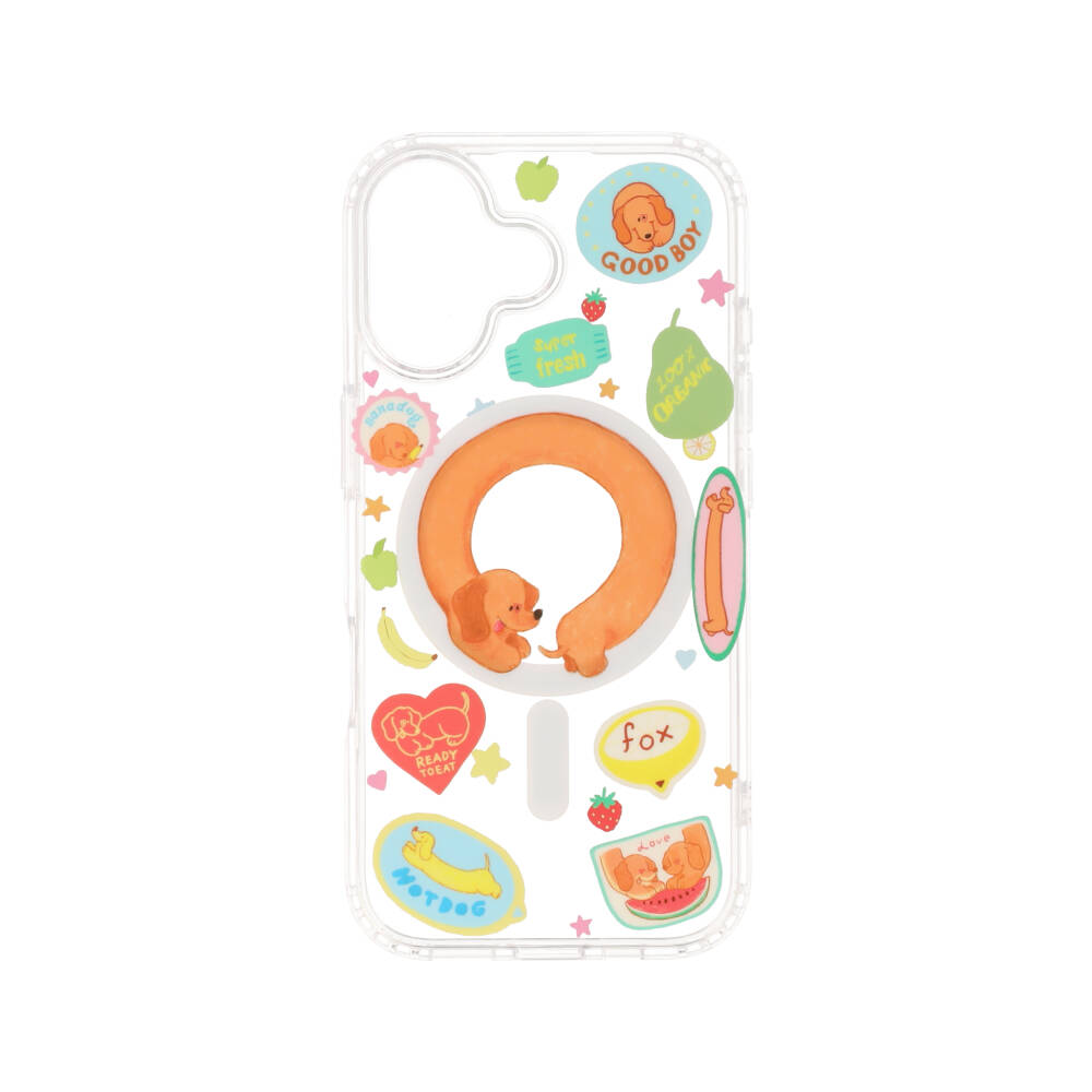 FOX x WORAPEACH Case iPhone 17 Dachshund Magnetic