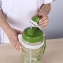 Thumbnail 4 of ซุปเปอร์ ล็อค ขวดน้ำพกพา บอกเวลาดื่มและปริมาณน้ำ รุ่น 6923 3 ล. สีเขียว พร้อมหลอด