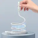 Thumbnail 2 of UVOLT Charging Cable USB-C to USB-C Cable Magnetic 60W 1.2 m White