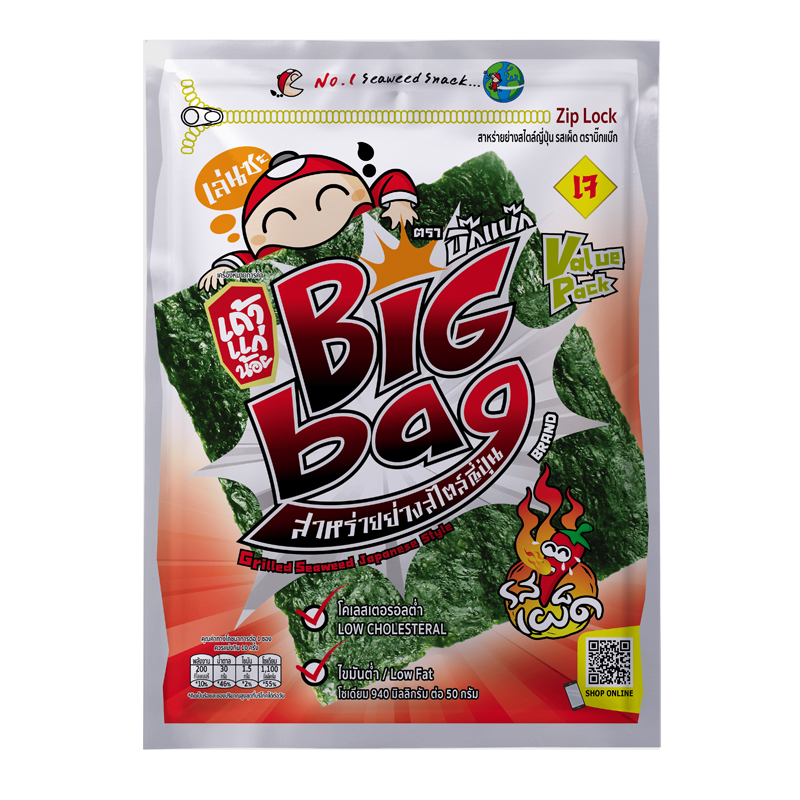TAOKAENOI Seaweed Grilled Spicy 60 g