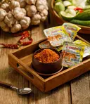 Thumbnail 4 of น้ำพริกมินิกุ้งสวรรค์ 1 แพค (9 ถ้วย) ตรารุ่งเจริญ