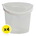 Thumbnail 1 of ถังใส่น้ำแข็งพลาสติก รุ่น MC9213 แพ็ค 4 ถัง