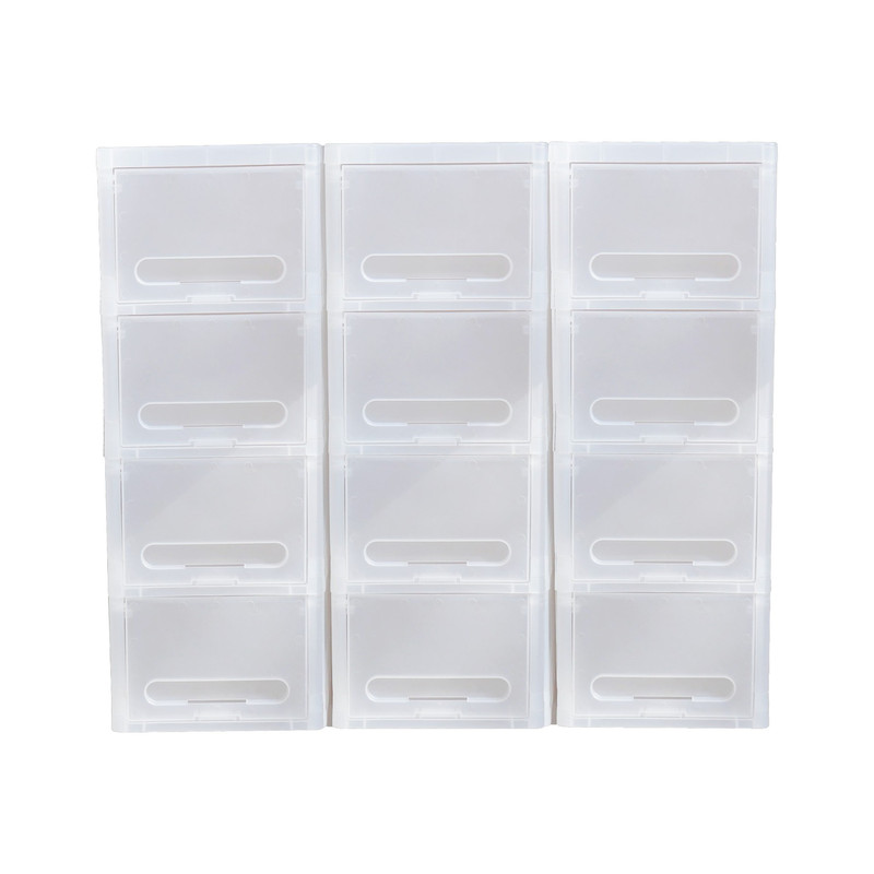 Super Lock Shoe Box 5660 Clear Pack 12