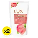 Thumbnail 2 of LUX Peachy Glow Shower Cream Refill 400 ml x 1+1