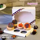 Thumbnail 3 of Boxjourney กล่องคัพเค้ก 6 ชิ้น ขาว (พร้อมฐาน) (20 ใบ/แพค)