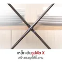 Thumbnail 5 of ชั้นวางของไม้ 3 ชั้น โครงเหล็ก 32.5x90x106 cm สีวอลนัท