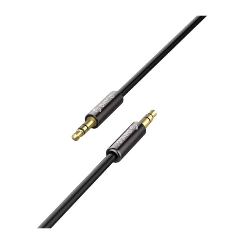 ORICO AM-M2 Copper Shell 3.5mm Audio Extension Cable โอริโก้ สายนําสัญญาณเสียง สายเคเบิ้ลออดิโอ้ AUX 3.5mm สีดํา / BK 0.5M