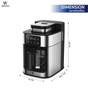 Thumbnail 5 of เวิล์ดเทค เอ็กซ์เพรสโซ เครื่องชงกาแฟ เครื่องบดในตัว 2 อิน 1 รุ่น WT-CM315T