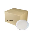 Thumbnail 2 of ฟีนิกซ์แวร์ จานกลมขอบตั้ง 8 นิ้วเซรามิค สีขาว (ขอบ 3 ซม.) x 2 ใบ