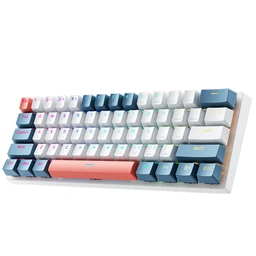 Thumbnail 4 of Machenike Gaming Keyboard Thai keyboard RGB Backlit lights K500-B61 Red Switch