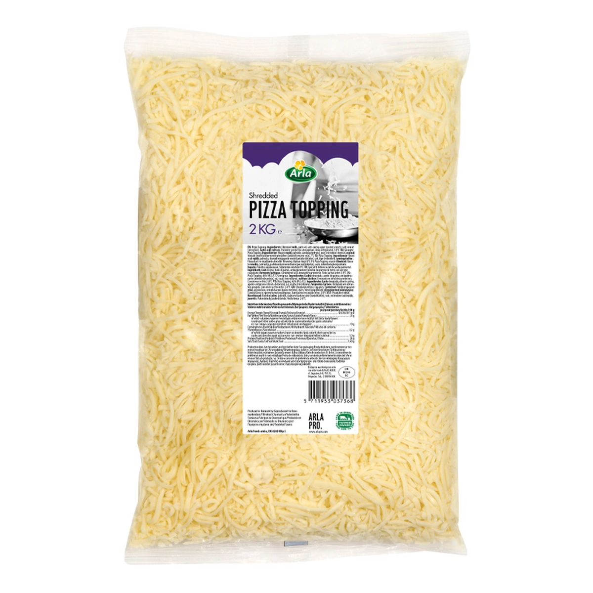 พิซซ่าทอปปิ้งขูดเส้น 2 กก.