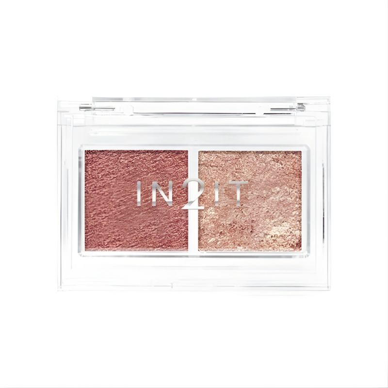 IN2IT Duo Jello Eye Shadow - เจลโล่อายแชโดว์ [DES] DES01 FOREVER ROSE